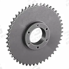 TSUBAKI Sprocket: For 40 Chain, 48 Teeth, 7.645 in Pitch Dia, 7.93 in Outside Dia, Steel (MPN 40SDS48). Key specifications — Brand: TSUBAKI; Required Bushing Series: SDS.