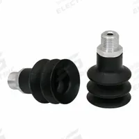 SCHMALZ Vacuum Pad Assembly: 2.5 Folds, G1/4 in, 33.5 mm Pad Dia, NBR, 55 A, Black, 41.5 mm Pad Ht (MPN 10.01.06.00030). Key specifications — attr1019168: 55 A; attr1019165: 10.01.06.00030; attr1019167: SCHMALZ; attr1019180: Black.