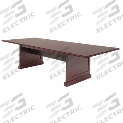 REGENCY Conference Table: Rectangle, Wood, Mahogany, 96 in Overall Lg, 48 in Overall Wd - Rectangular Conference Tables