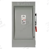 SIEMENS Safety Switch: Fusible, 200 A, Three Phase, 240V AC, Galvanized Steel, Indoor (MPN HF324N). Key specifications — Brand: SIEMENS.