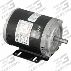 LEESON General Purpose Motors: C-Face/Rigid Base Mount, Open Drip Proof, 1/3 hp, 208-230/460V AC (MPN 056T34D15643). Key specifications — Brand: LEESON; Nameplate Voltage @ 60 Hz: 208-230/460V AC; Full Load Current @ 60 Hz: 1.5-1.5/0.75 A; Nameplate RPM @ 60 Hz: 3,450 RPM; Motor Enclosure: ODP.