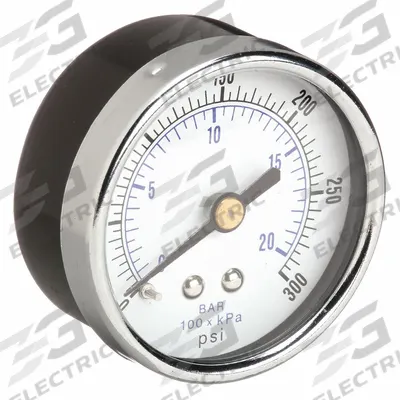 CHAMPION Pressure Gauge,1/4 Npt-300cbm 2in: M519C, Pressure Gauge - Pneumatics