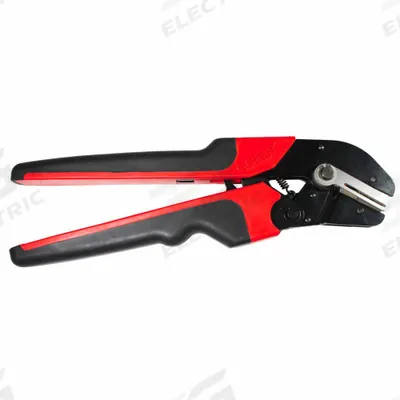 BURNDY Ratchet Crimper: 22 to 10 AWG, 10 3/8 in Overall Lg, Std Cushion Grip, Copper Cable - Controlled-Cycle Wire Connector & Terminal Crimpers