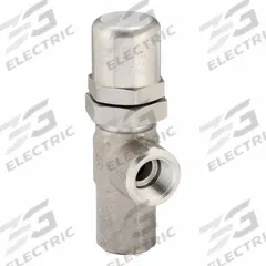 PARKER Pressure Control Valve: 15 gpm, 90 psi Max Set, Stainless Steel, 3/4 in NPT (MPN 647B-3-3/4-2). Key specifications — Brand: PARKER.