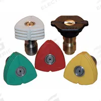 APPROVED VENDOR Pressure Washer Spray Nozzle: 4 Nozzle Size, 5,000 psi, 4.47 gpm, Fan, 5 PK (MPN 1MDE9). Key specifications — Inlet Gender: Male; Product Type: Quick Connect Spray Nozzle; Nozzle Spray Pattern: Fan.