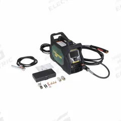 THERMAL DYNAMICS Plasma Cutter: TD Cutmaster 50+, 50 A, 10 ft Handheld Torch (MPN 1-5000-1). Key specifications — Manufacturer Part Number: 1-5000-1; Minimum Input Air Flow Rate: 6.2 –8.6 bar (90 –125 psi); Input Voltage (Nominal) (Merch - Table Column, Filters): 120V; Rated Output at Duty Cycle (Merch - Table Column, Filters): 50 A @ 50%.
