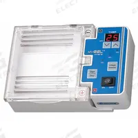 Electrophoresis System: 7 1/2 in Overall Lg, 5 1/8 in Overall Wd, 1/4 in Gel Wd, Digital, Plastic (MPN E1101). Key specifications — Compatible with Product Type: Agarose Tablets; Material: Plastic; Voltage: 0.5 V AC; Includes: (2) Casting Sets; Display Type: Digital; Product Type: Electrophoresis System; Brand: BENCHMARK RESEARCH.