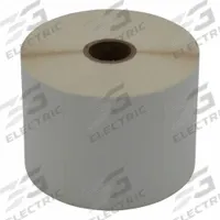 APPROVED VENDOR Barcode Printer Label: 3 in Label Wd, 1 in Label Ht, White, 1 in Core Dia. (MPN 3010DWH-P2.1M1*r). Key specifications — Brand: APPROVED VENDOR; Label Color: White; Perforation: Perforated.