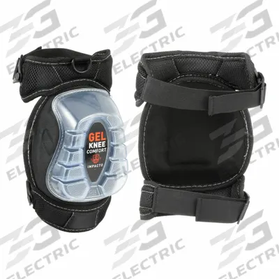 IMPACTO Knee Pad: Universal, 2 Straps, Clip - Non-Marring Knee Pads