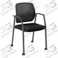 HON Armchair: Black, Black, 4 Casters/Glides, Four-Way Stretch Back, 20 7/8 in Overall Wd, Mesh (MPN HNR6.F.H.IM.CU10.T.P71). Key specifications — Brand: HON; Features: Four-Way Stretch Back; Back Material: Mesh; Seat Material: Mesh; Chair Material: Mesh.