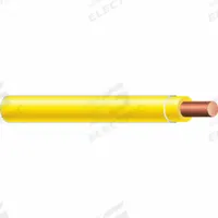 Wire: Copper, 10 AWG, 1 Conductors, Solid, Yellow, 1,250 ft Lg, THHN/THWN (MPN 58022005). Key specifications — Voltage: 600 V; Brand: SOUTHWIRE.