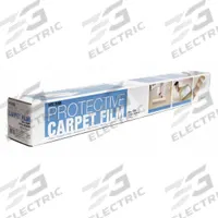 TRIMACO Carpet Protection Film: 2 mil Thick, 36 in Wd, 200 ft Lg, Plastic, Clear, Film (MPN 63620). Key specifications — Material: Plastic; Color: Clear.