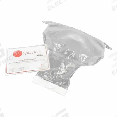 SPILFYTER Glove Bag: 58 in Overall Lg, 51 in Overall Wd, Sealing Tape, Polyethylene - Glove Bags