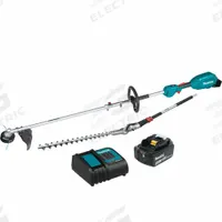 MAKITA Combination Kit: LXT®, Trimmer and Hedge Trimmer, 13 in String Trimmer Cutting Wd, 4.0 Ah (MPN XUX02SM1X2). Key specifications — Battery Capacity: 4.0 Ah; Combo Type: Trimmer and Hedge Trimmer.