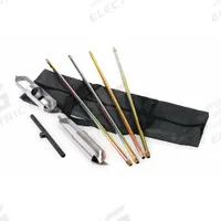 AMS Soil Auger Kit: Stainless Steel, 3 1/4 in Overall Dia, 3 ft Overall Lg, Threaded, Steel (MPN 352.73). Key specifications — Connection Type: Threaded; Brand: AMS; Product Type: Soil Auger Kit; Material: Stainless Steel; Includes: (4) 3 ft Extension; Handle Material: Steel; Handle Included: Handle Included.