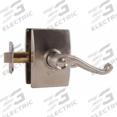 SCHLAGE RESIDENTIAL Door Lockset: Passage Lever Locksets, Nickel (MPN F10 FLA 619 CEN). Key specifications — Ligature Resistance: Not Ligature-Resistant; Brand: SCHLAGE RESIDENTIAL; Lockset Function ANSI Code: F75; Visual Indicator Message: No Message; Lockset Style: Flair; ADA Compliant: No; Finish: Satin Nickel-Plated, Clear Coated : Brass.