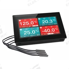 LASCAR Temperature Data Logger: 257°F, EL-SGD 43-ATP, Temp, USB, 257°F Max Temp Measured °F, Windows. Key specifications — Interface: USB; Parameters Measured: Temperature °C; Brand: LASCAR; Features: Programmable Display; Includes: Four-Channel Thermistor Temperature Board; Software Options: Software Available Separately; Data Logger Type: Temperature.