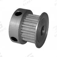 DAYTON Timing Pulley: Curvilinear, Fixed, For 6 mm Belt Wd, 15 Teeth, 3 mm Pitch, Aluminum (MPN 15-3M06-6CA2). Key specifications — Brand: DAYTON; Finish: Clear Anodized; For Belt Series: Powerhouse®.
