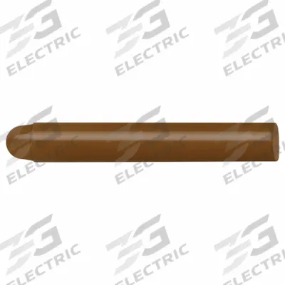 MARKAL Marking Crayon: Wax, 17 mm Tip Wd, Firm, Brown - Wax Lumber Crayons