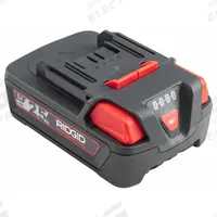 RIDGID Battery: 2.5 Ah, Battery Included, Tabless, 18V DC (MPN 56513). Key specifications — attr1278107: Not Oil-Resistant.