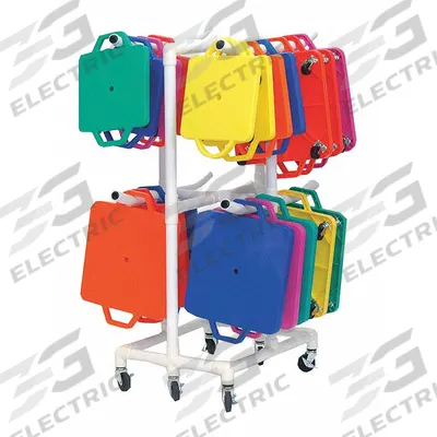 CHAMPION SPORTS Scooter Stacker: 27 in Overall Lg, 21 in Overall Wd, 54 in Overall Ht - Scooter Board Storage Racks