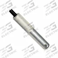 TRU-FLATE Valve Core Extractor: Valve Core Extractor, Metal, 5 in Overall Lg, 5 in Overall Wd (MPN 41-469). Key specifications — Brand: TRU-FLATE; Includes: Metal Handle; Material: Metal; Product Type: Valve Core Extractor.