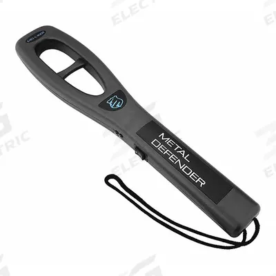 METAL DEFENDER Metal Detector: 1 1/2 in Scan Dp, 14 3/4 in L x 3 in W x 1 in H - Supplemental Wand Metal Detectors