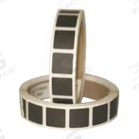 ACTION TARGET Repair Sticker: Repair Sticker, 1 in Ht, 7/8 in Wd, Gray, 25 PK (MPN PAST/BK-25). Key specifications — Color: Gray; Accessory Type: Repair Sticker; Brand: ACTION TARGET.