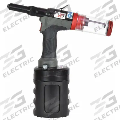 POP AVDEL Air Riveter: 1 in Stroke Lg, 4,206 lbf Pulling Force - Air-Powered Blind Rivet Installation Tools