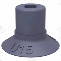 PIAB Vacuum Pad: Plain Pad without Adapter, 15 mm Pad Dia, HNBR, Blue, 11 mm Pad Ht, 50A, U15 (MPN U15.47). Key specifications — attr1019194: U15.47; attr1019196: PIAB; attr1019197: 50A.