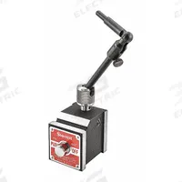 STARRETT Magnetic-Base Indicator Holder: Magnetic-Base Indicator Holder, Rigid Arm, Magnetic Base (MPN 657A). Key specifications — attr1184043: STARRETT; attr1200946: Magnetic-Base Indicator Holder; attr1184025: Fine Adjust Base (FAB); attr1184013: 657A; attr1184031: On/Off Knob; attr1184022: Magnetic; attr1184027: 1-7/8 in L x 1.625 in W x 1-15/16 in H; attr1184030: 1/4"-20.