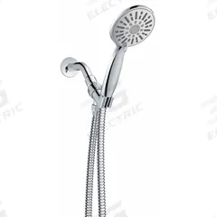 EZ-FLO Handheld Showerhead: ABS, Chrome, 2 gpm Flow Rate, 4 in Handheld Showerhead Wd (MPN 15143)