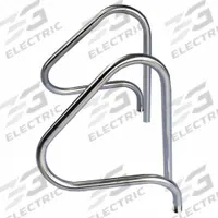 SPECTRUM Grab Rail: 17 in Setback, Dia 1.9 in, 0.145 in Thick, Fixed Legs, 38 in Ht, 17 in Wd, Cisco (MPN 35117-17-.145). Key specifications — attr997232: SPECTRUM; attr997219: Silver; attr997224: Stainless Steel; attr997229: Grab Rail; attr1011527: ADA Compliant; attr1011531: Electropolished; attr1011535: Fixed Legs; attr1011536: 304L.