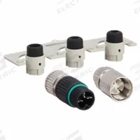 HARTING M8 Circular Connector: A Coded, 3 Socket, M8 Female Thread with Straight Connection, IP67 (MPN 21021512305). Key specifications — Brand: HARTING; IP Rating: IP67; Housing Material: Zinc Die-Cast; Connector Body Type: Socket; Coding: A; Voltage Rating: 32V; Wiring Type: HARAX Quick-Connect.
