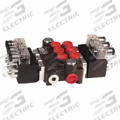 CHIEF Hydraulic Manifold Valve: 21 gpm Max Flow Rate, Three Positions, Outlet/Work, Four-Way Ways (MPN 220884). Key specifications — attr1018253: CHIEF; attr1018283: Outlet; attr1018249: 220884; attr1018298: 12 V; attr1018300: Electrical.