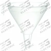APPROVED VENDOR Large Funnel: Polypropylene, 2.1 L, 198 mm, 5.1 cm, 88 mm Stem Lg, White (MPN H14712-0200). Key specifications — attr1372202: Funnel; attr1372195: White; attr1372208: APPROVED VENDOR.
