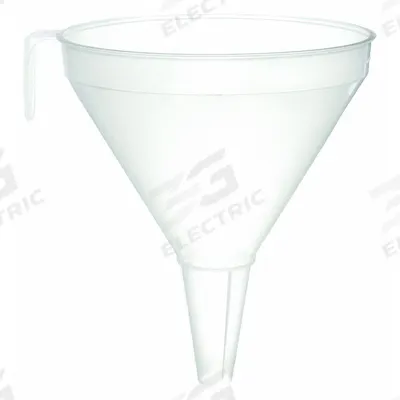 APPROVED VENDOR Large Funnel: Polypropylene, 2.1 L, 198 mm, 5.1 cm, 88 mm Stem Lg - General Purpose Lab Funnels