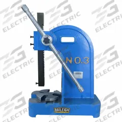 BAILEIGH INDUSTRIAL Arbor: 3 ton Force in Tons, 11 3/8 in Swing (In.), 11 1/2 in (MPN AP-3)