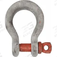 CROSBY Wide Body Shackle: Wide Body Shackle, 25,000 lb Working Load Limit, Alloy Steel, Silver, Red (MPN 1021673). Key specifications — attr994386: Silver; attr994364: CROSBY.