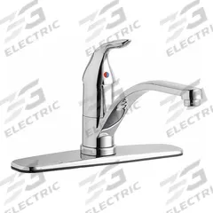 CHICAGO FAUCETS Low Arc Kitchen Faucet: 430, Brass, Single-Post, Deck, 3 Mounting Holes, 1 Handles (MPN 431-MPABCP). Key specifications — Series: 430; Brand: CHICAGO FAUCETS.