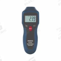 REED INSTRUMENTS Compact Photo Tachometer/Counter: +/-0.05% RPM Accuracy, 0.1 rpm, Included, LCD (MPN R7050-NIST). Key specifications — Includes: Traceable Calibration Certificate with full Data and Uncertainties; Brand: REED INSTRUMENTS; Digital Display Screen Type: LCD; RPM Accuracy: +/-0.05%; RPM Resolution: 0.1 rpm; Calibration Certificate: Included.