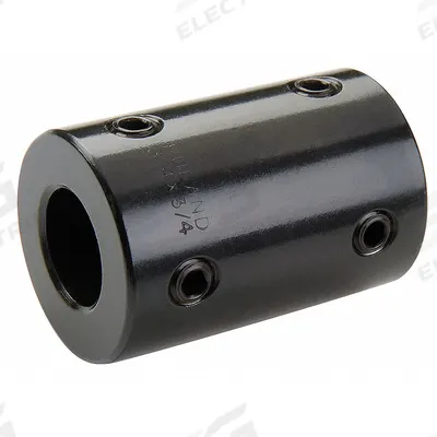 RULAND MANUFACTURING Rigid Shaft Coupling: 8 mm Bore Dia 1, 8 mm Bore Dia 2 - Set Screw Rigid Shaft Couplings