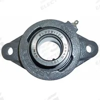 NTN 2 Bolt Flange Bearing: Radial Ball, 1 15/16 in Bore, Cast Iron, Eccentric Collar, 7 15/32 in Lg (MPN UELFLU-1.15/16M). Key specifications — Bore Type: Cylindrical; Brand: NTN; Lubricant Material: NLGI #3 Equivalent; Mounting Bolt Size: 5/8 in; System of Measurement: Inch.