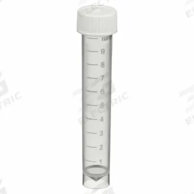 GLOBE SCIENTIFIC Test Tube: Test Tube, Polypropylene, 10 mL Capacity - mL - Plastic Test Tubes