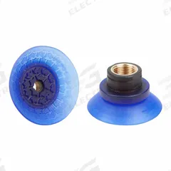 SCHMALZ Vacuum Pad Assembly: Deep, G3/8 in, 69.7 mm Pad Dia, Elastodur ED, Blue, 85 A, SAX (MPN 10.01.19.00152). Key specifications — attr1019101: 10.01.19.00152; attr1019103: SCHMALZ; attr1019107: 85 A.