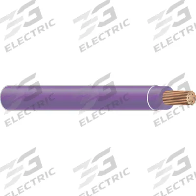 SOUTHWIRE Building Wire: Copper, 16 AWG, 1 Conductors, Stranded, Purple, 500 ft Lg - Copper TFN/TFFN Building Wires