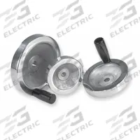 KIPP Hand Wheel: Solid, Aluminum, 5/8 in Bore, 160 mm Dia, Zinc-Plated (MPN K0161.0160XCQ). Key specifications — Brand: KIPP.
