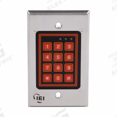 LINEAR Weather Resistant Keypad: 10 to 30V DC/12 to 24V AC, 2 A Current - Security Door Alarm Controls