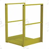 TRI-ARC Bridge Span: 30 in Overall Ht, Steel (MPN UCB30246). Key specifications — attr1050408: Steel; attr1050393: Yellow; attr1050429: TRI-ARC.