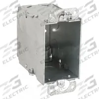 RACO Electrical Box: Steel, Steel Material & Nominal Size, 1 Gangs, 3 1/2 in Box Dp, 2 in Box Wd (MPN 601). Key specifications — Brand: RACO; Bracket Style: Without Bracket; Clamp Style: KO.